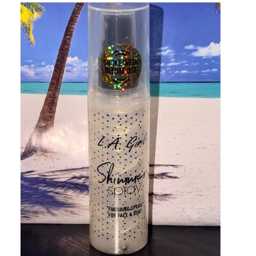 LA Girl Shimmer Spray Gold Face and Body Finishing Spray 2.7oz